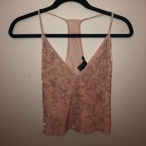 Forever 21 Velvet crop top